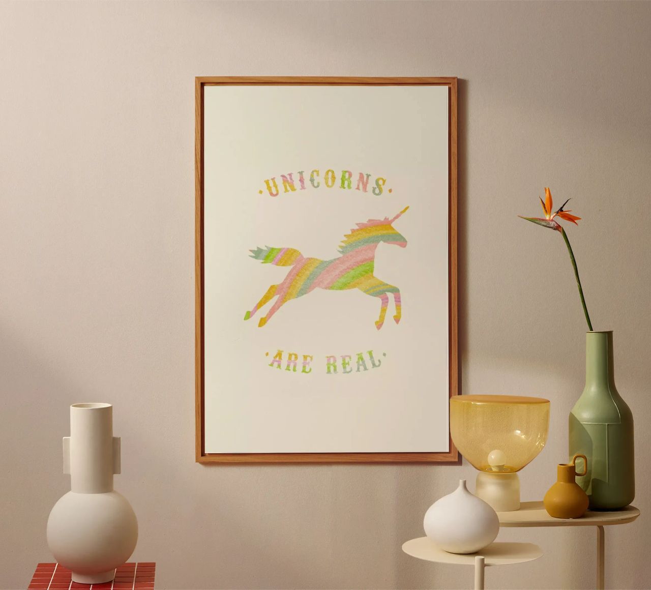 Unicorns Are Real II alluminio dibond da Florent Bodart