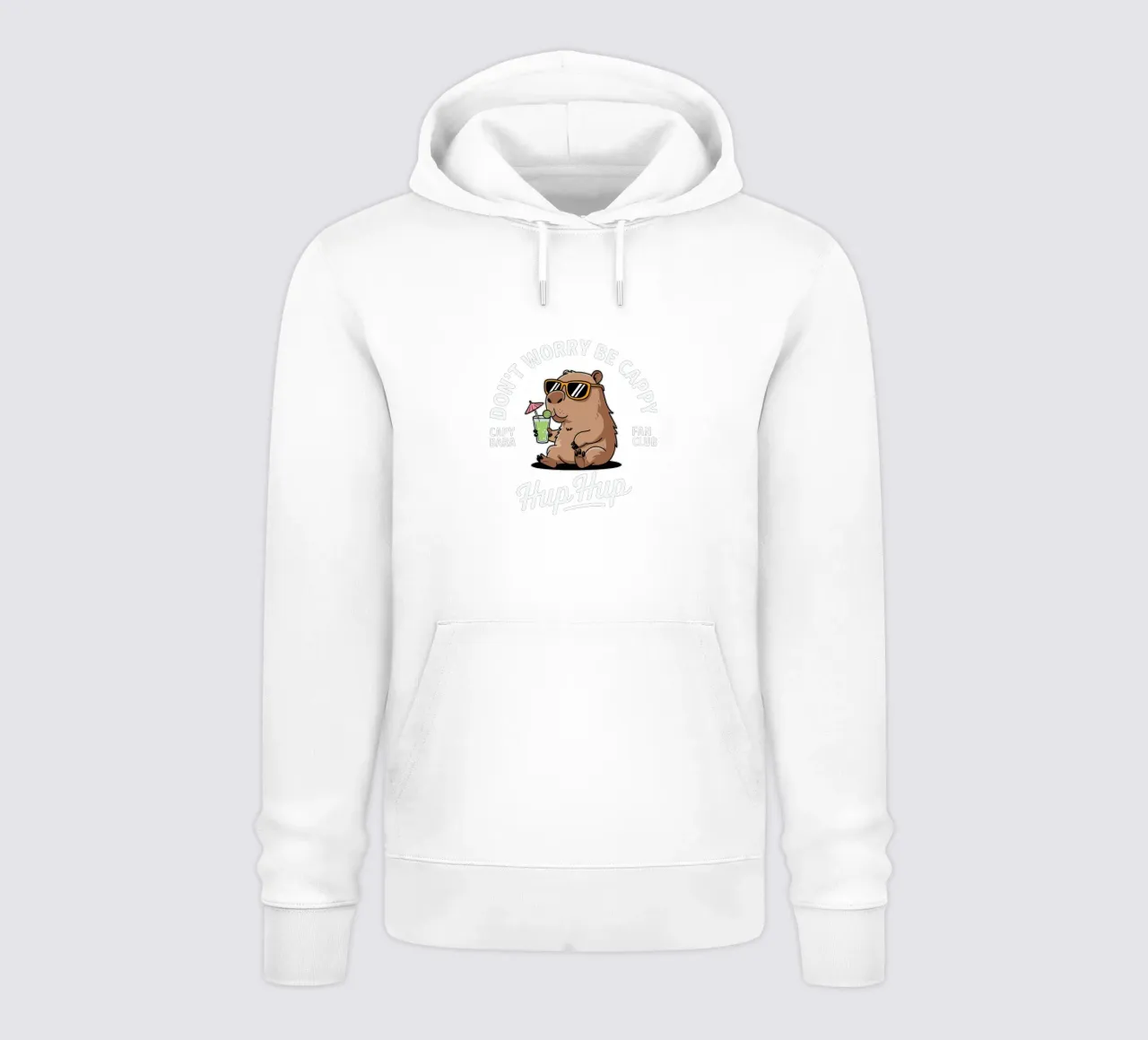 Don't Worry Be Cappy Hup Hup felpa con cappuccio da edsonramosart