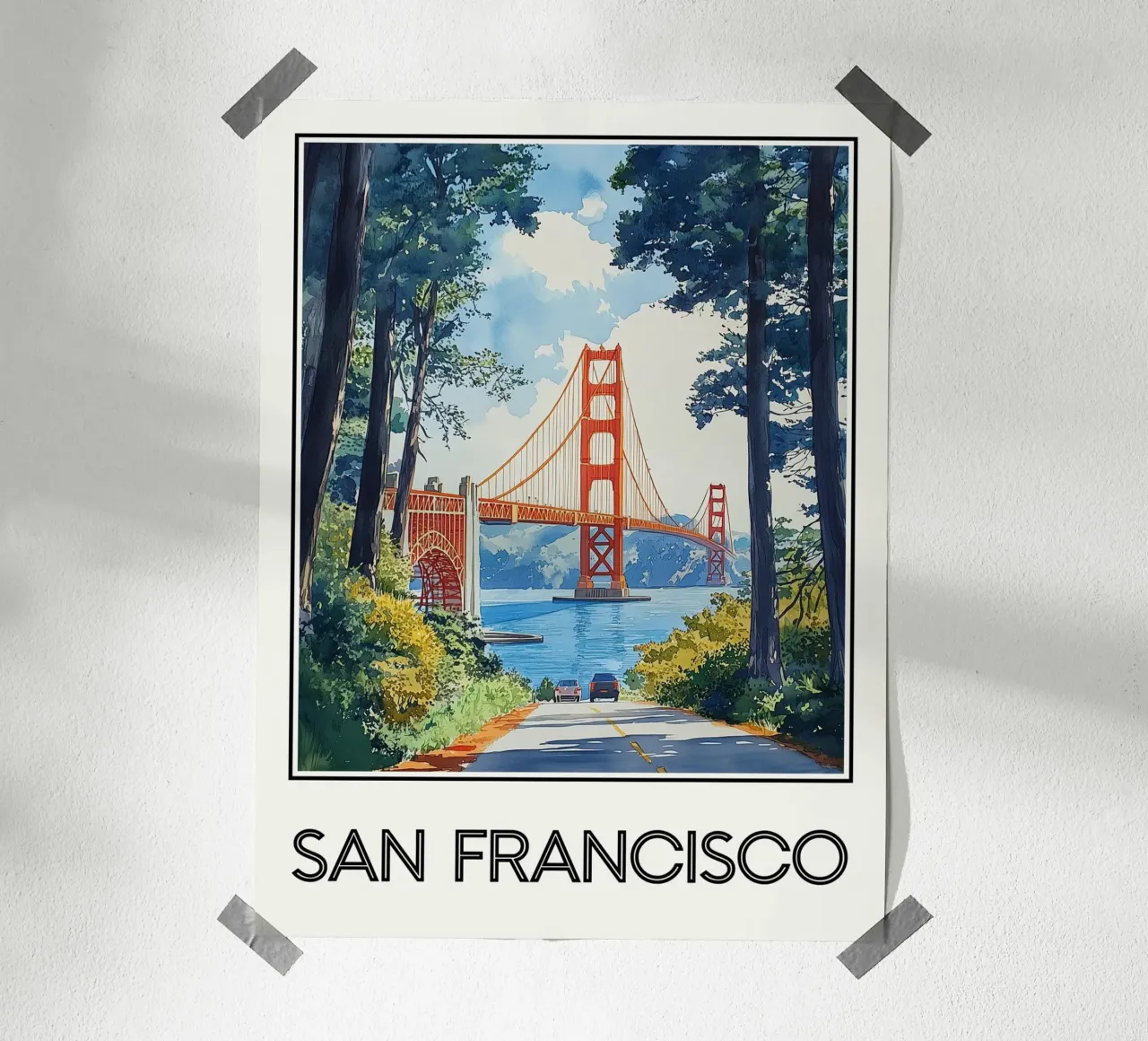 San Francisco carta hahnemühle da Frame the World
