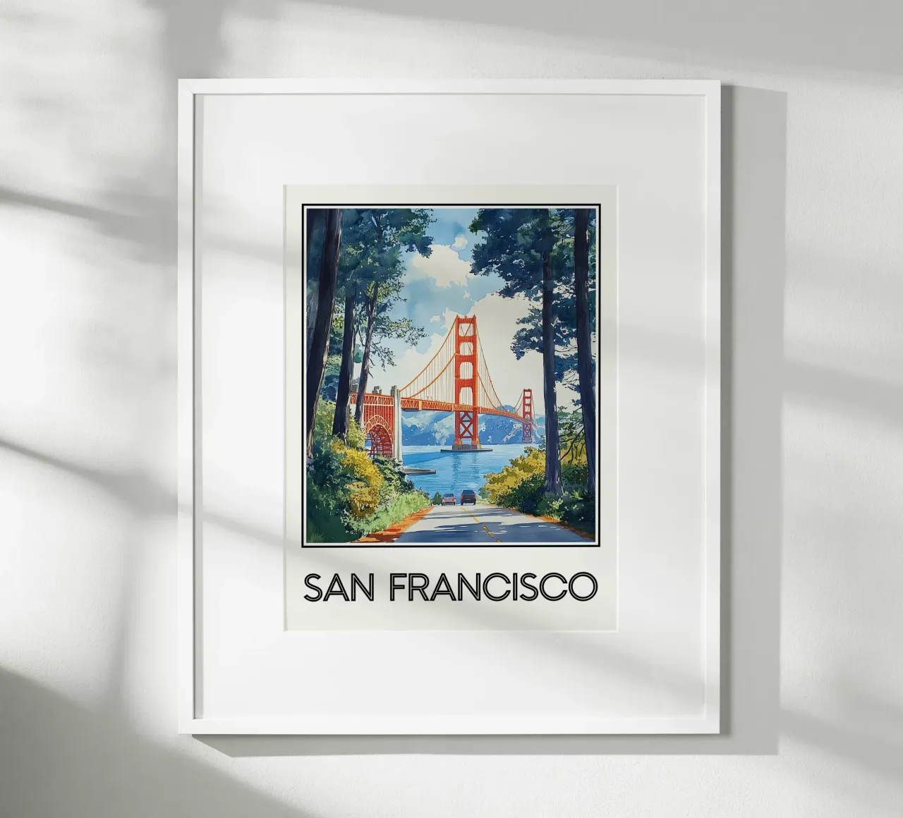 San Francisco carta hahnemühle da Frame the World