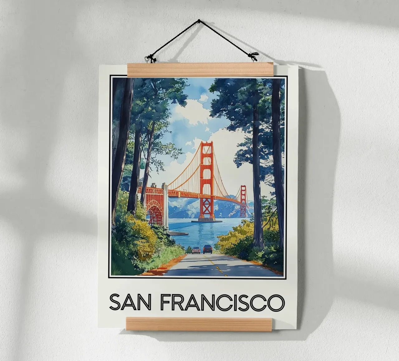 San Francisco carta hahnemühle da Frame the World