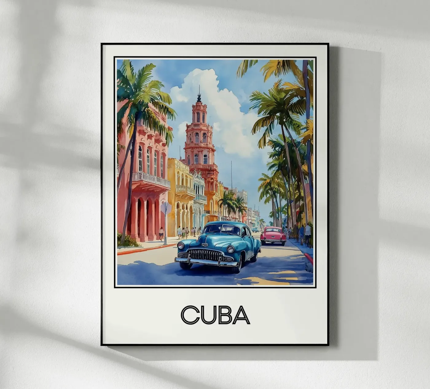 Kuba-Plakate Acryl-Glas von Frame the World
