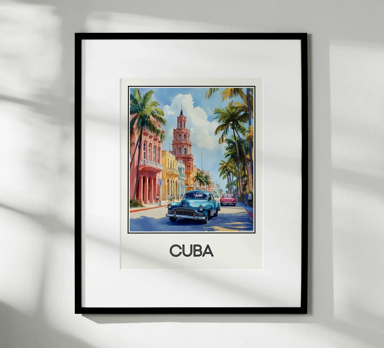 Cuba poster da Frame the World