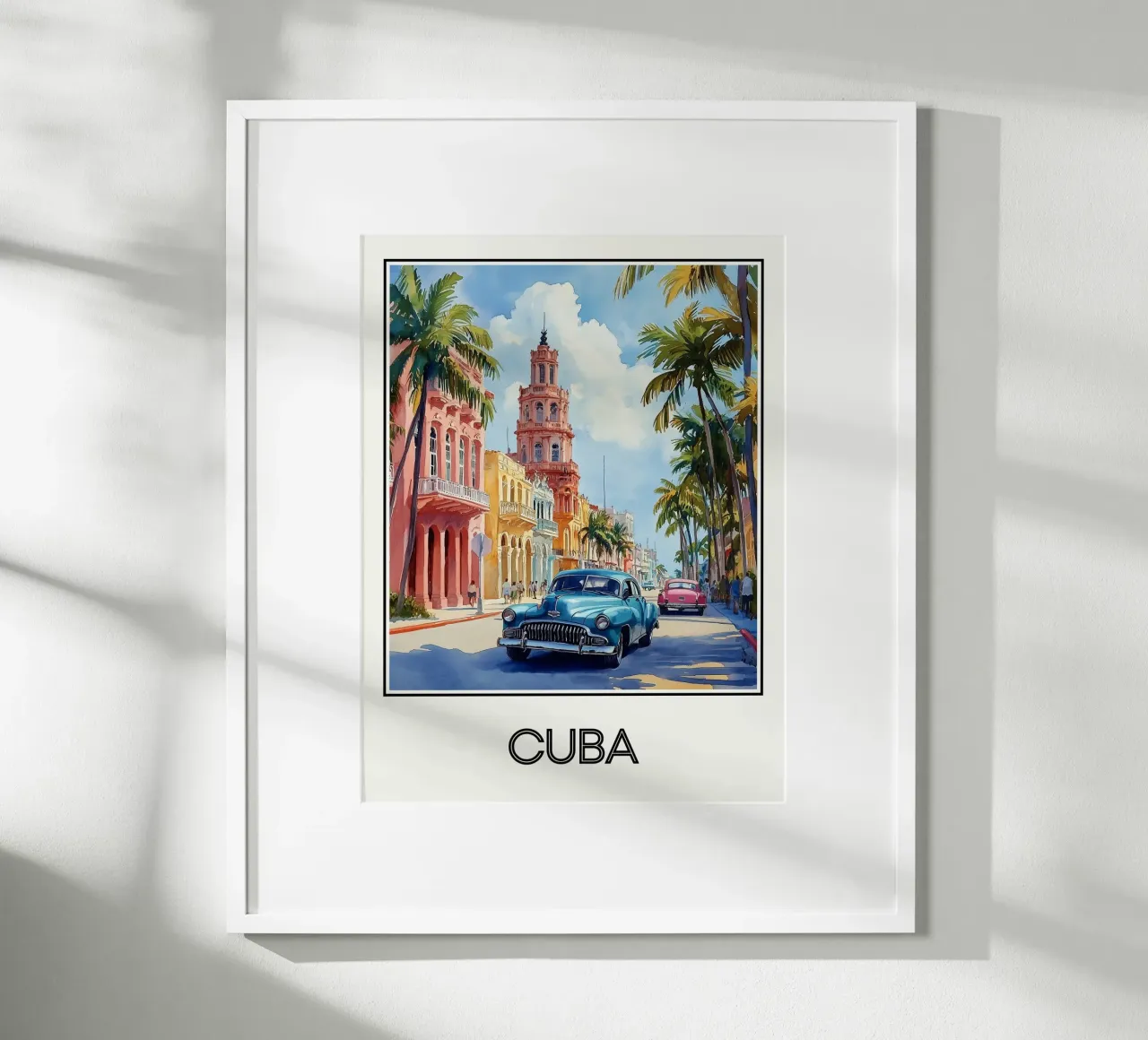 Cuba poster da Frame the World