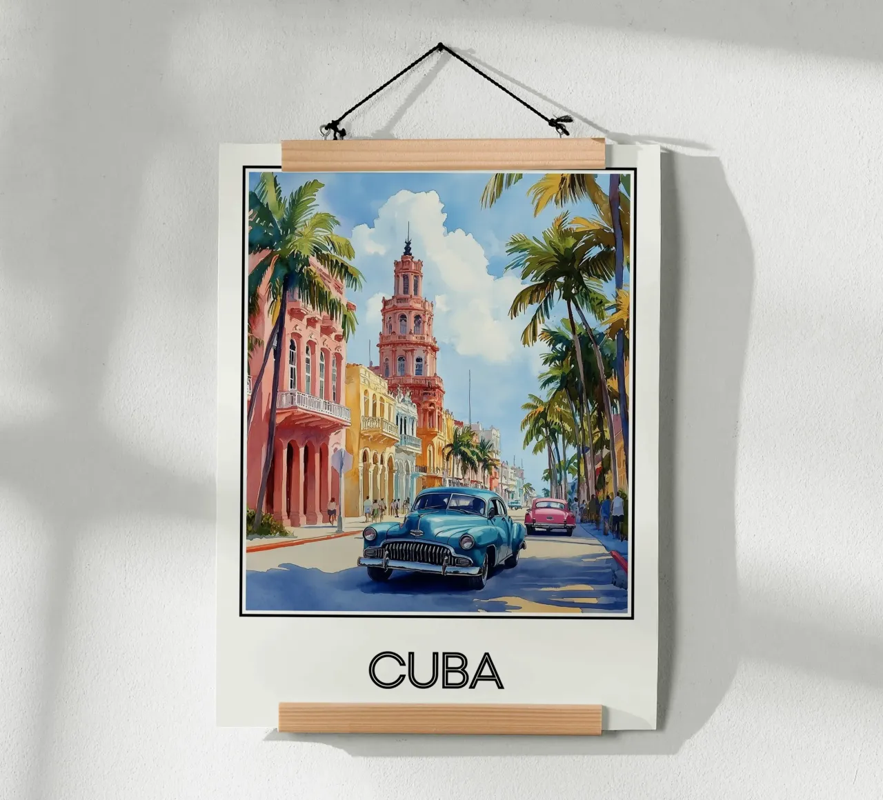 Cuba poster da Frame the World