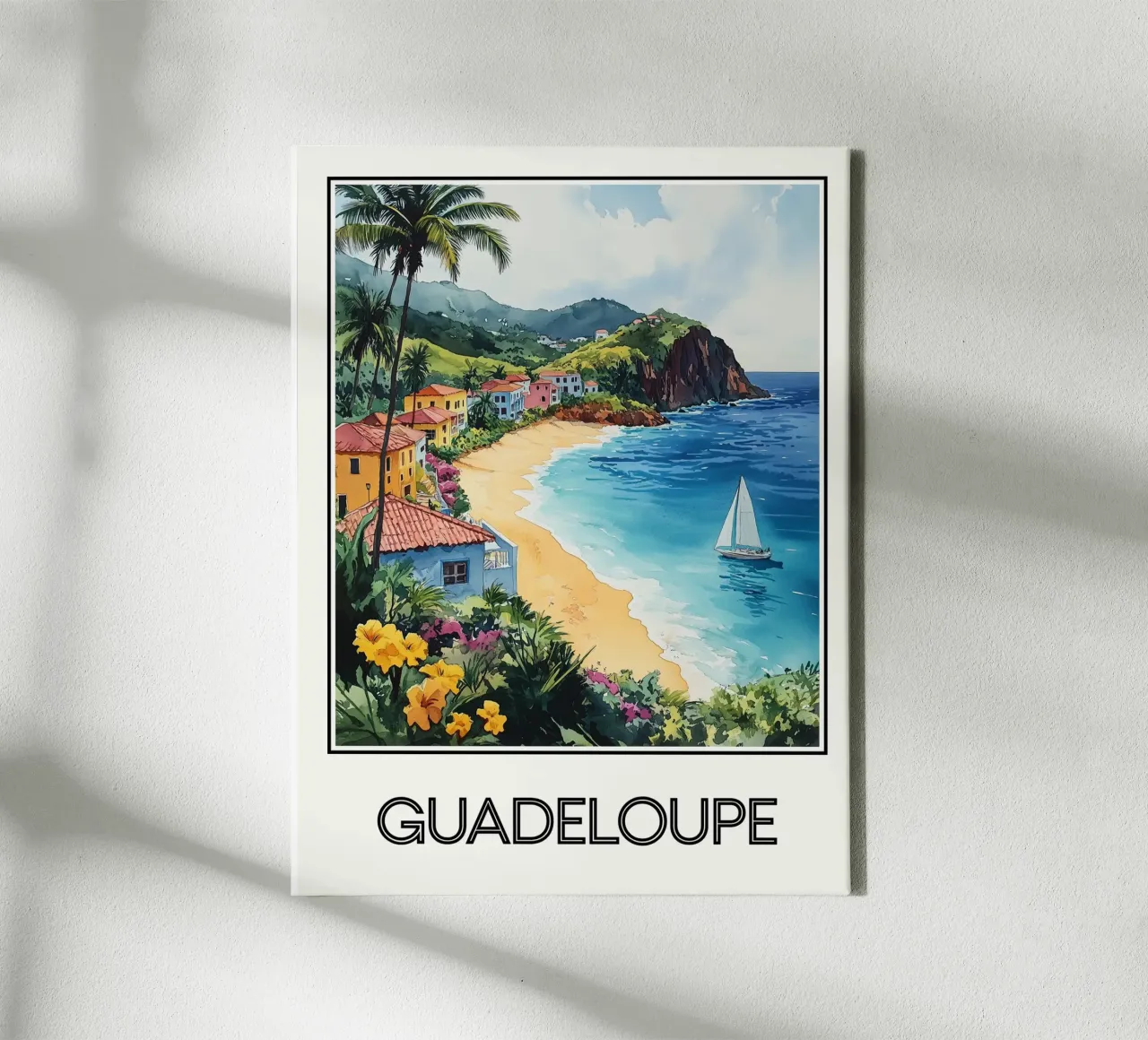 Guadalupa tela con Cornice a cassetta da Frame the World