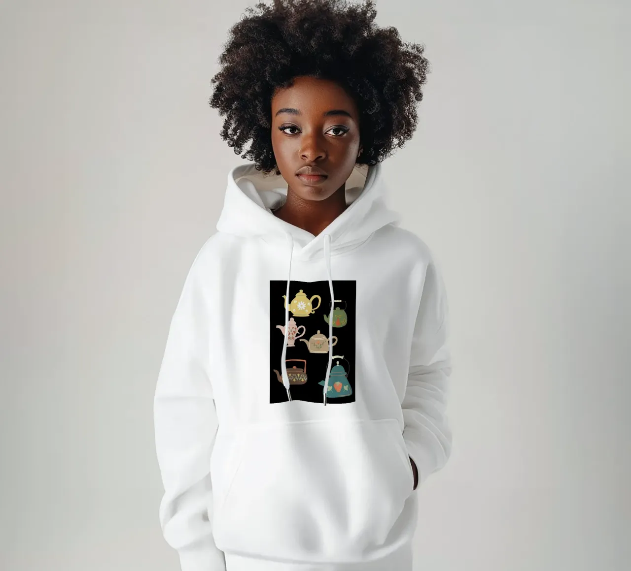 Collection ofteapots hoodie van LisaArtes