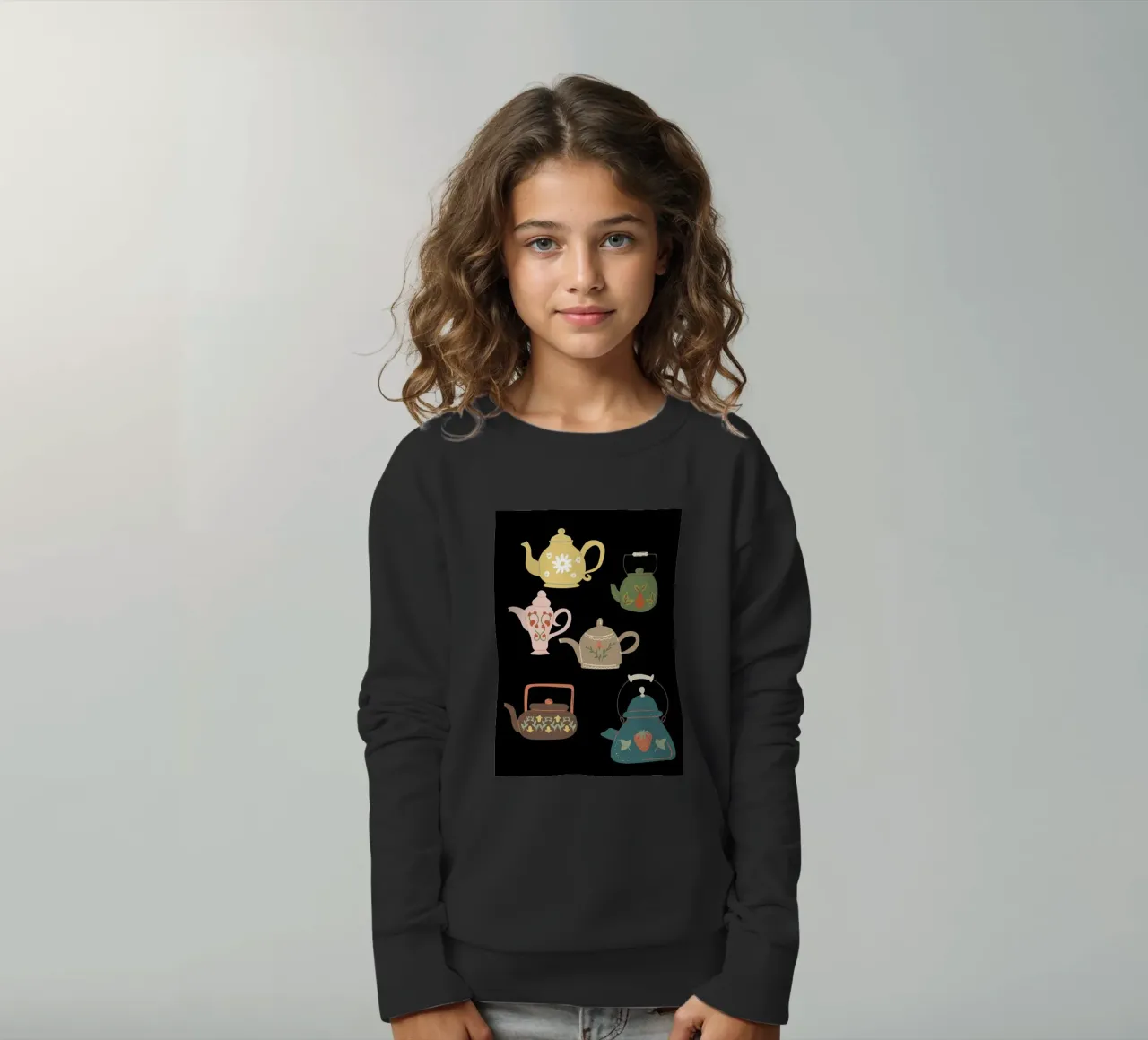 Collection ofteapots felpa bambino da LisaArtes