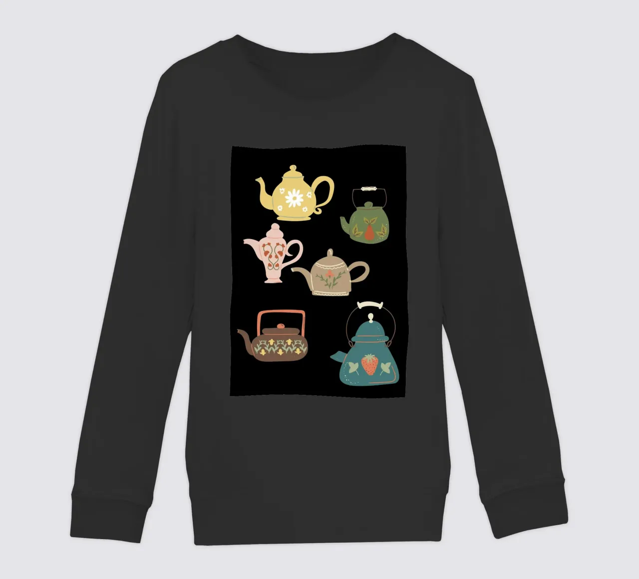 Collection ofteapots felpa bambino da LisaArtes