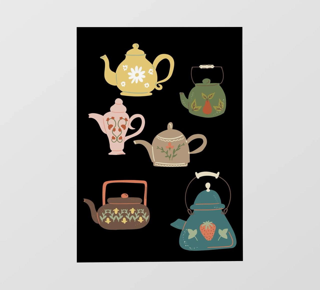 Collection ofteapots pellicola backlit da LisaArtes