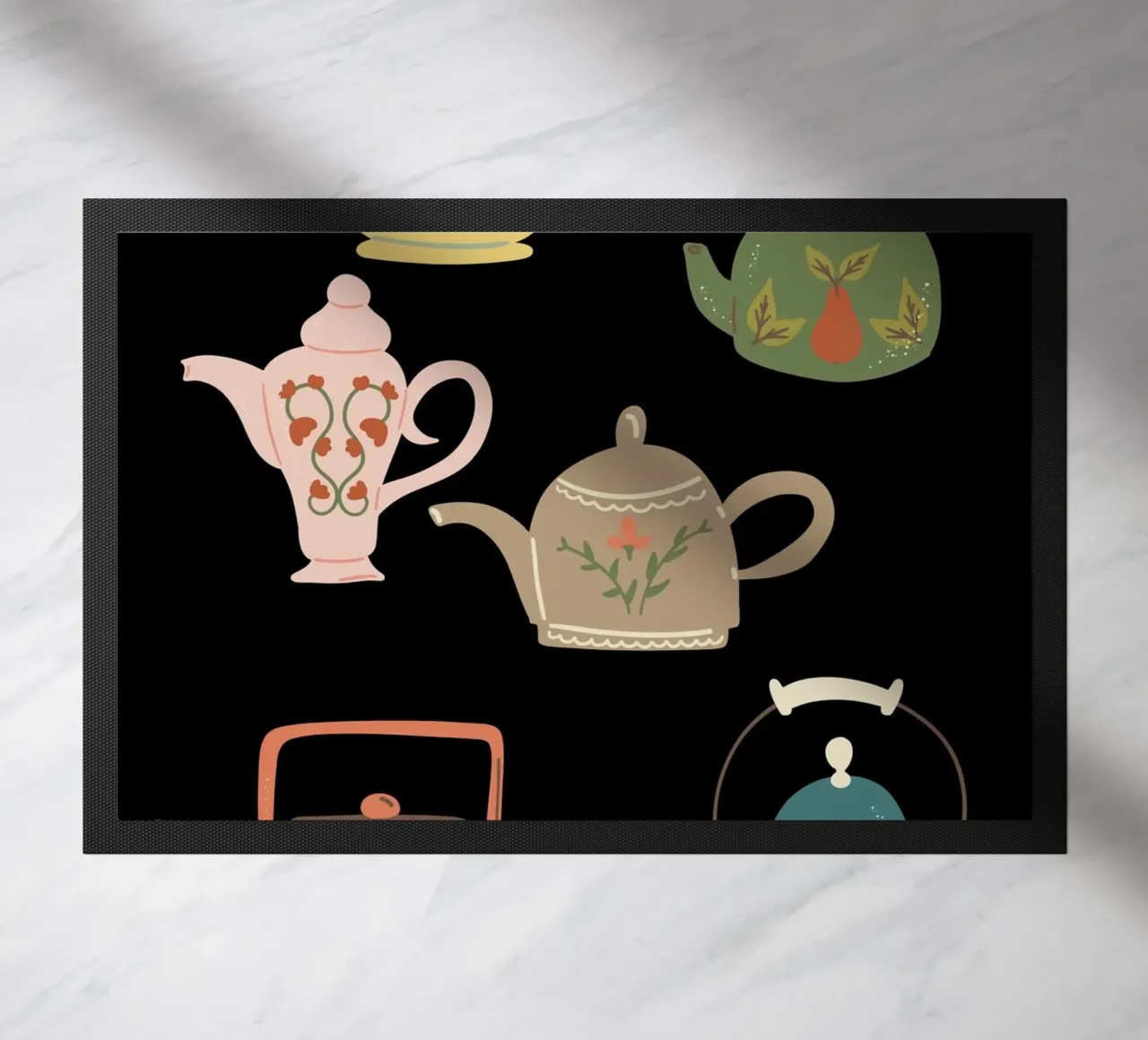 Collection ofteapots deurmat van LisaArtes