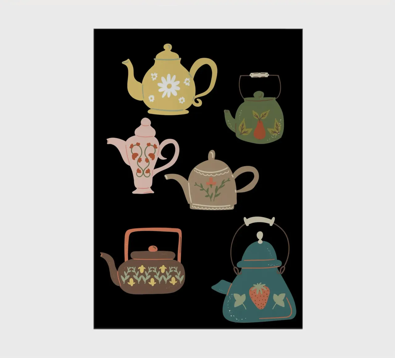 Collection ofteapots notebook by LisaArtes