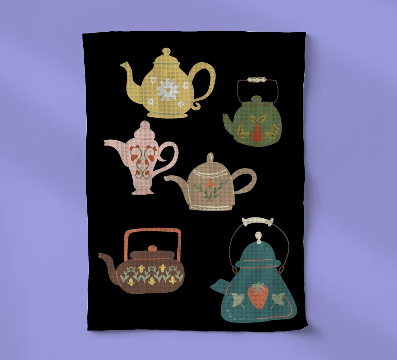 Collection ofteapots canovaccio da cucina da LisaArtes