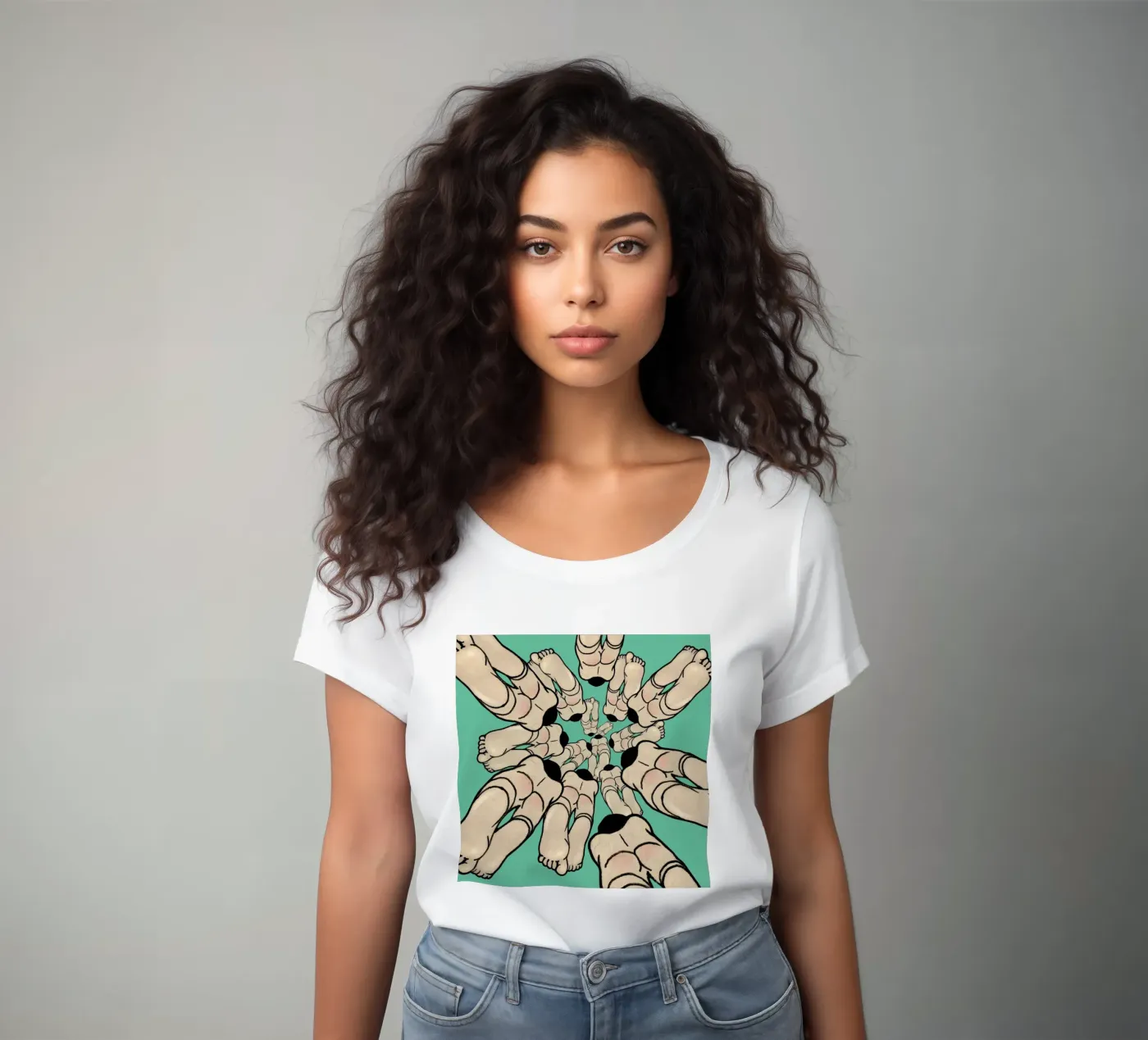 Diving t-shirt da donna da Ruei