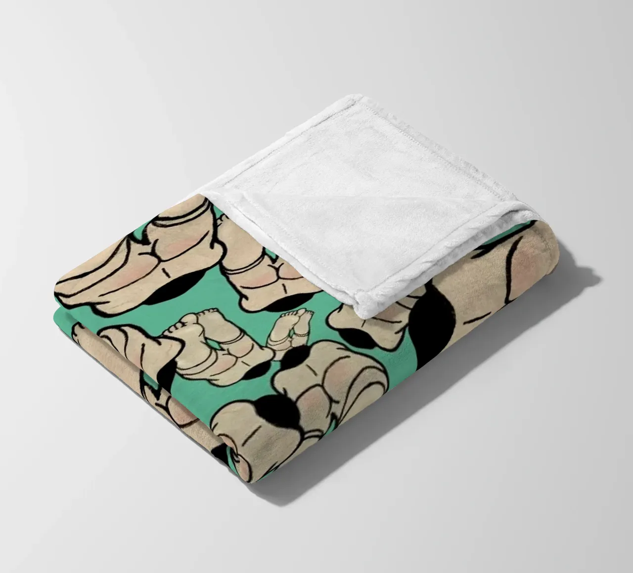 Diving fleece blanket by Ruei