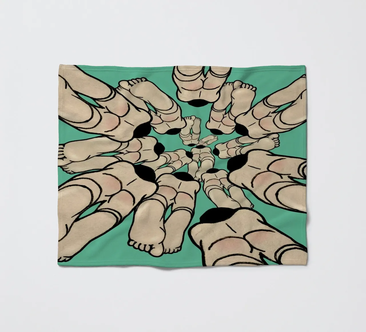 Diving fleece blanket by Ruei
