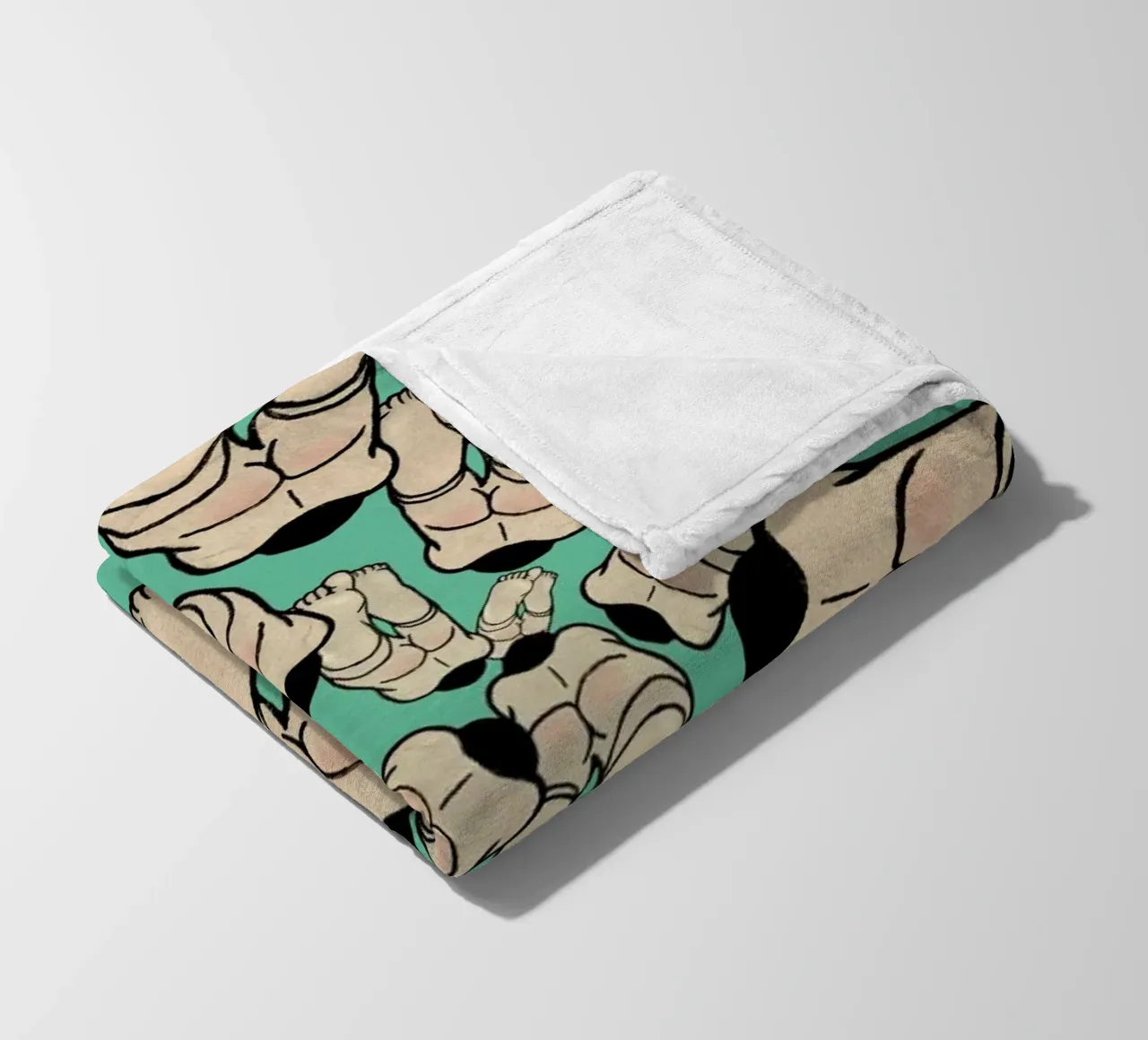 Diving fleece blanket by Ruei