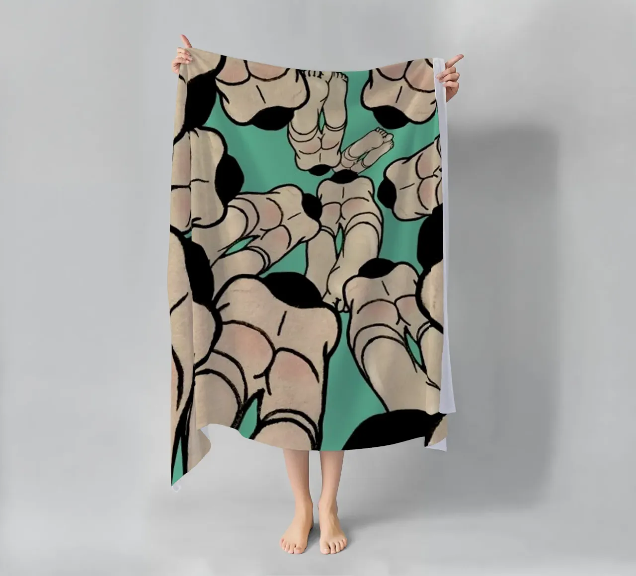 Diving strandhanddoek van Ruei