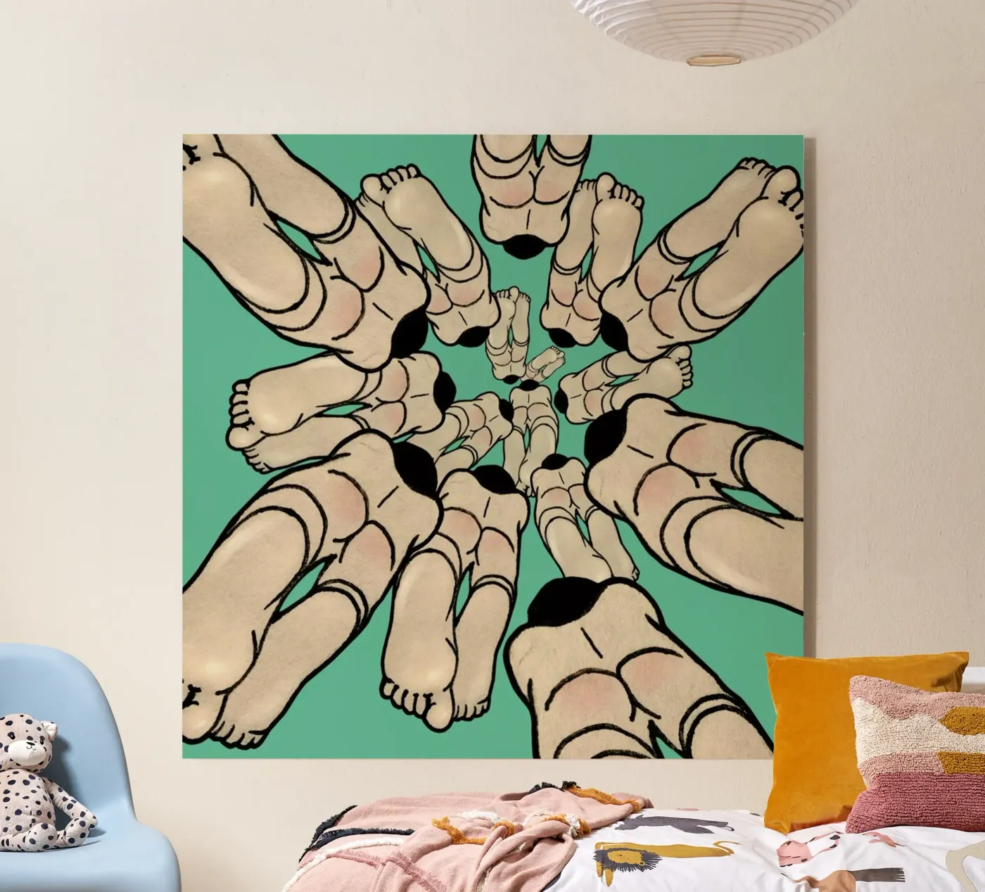 Diving acryl van Ruei
