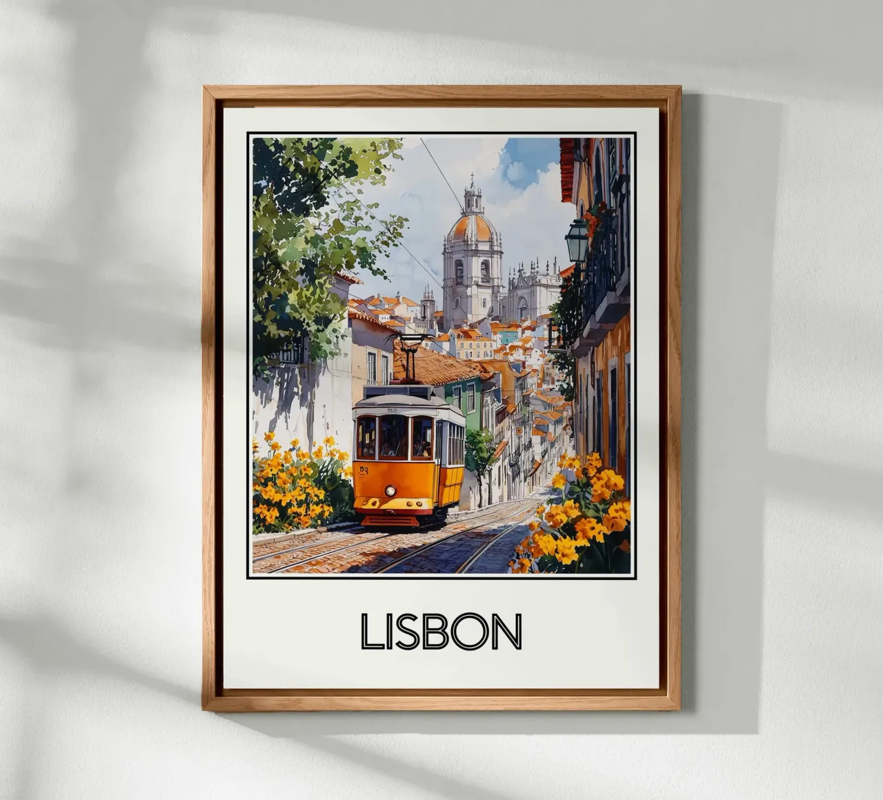 Lisbona alluminio dibond da Frame the World