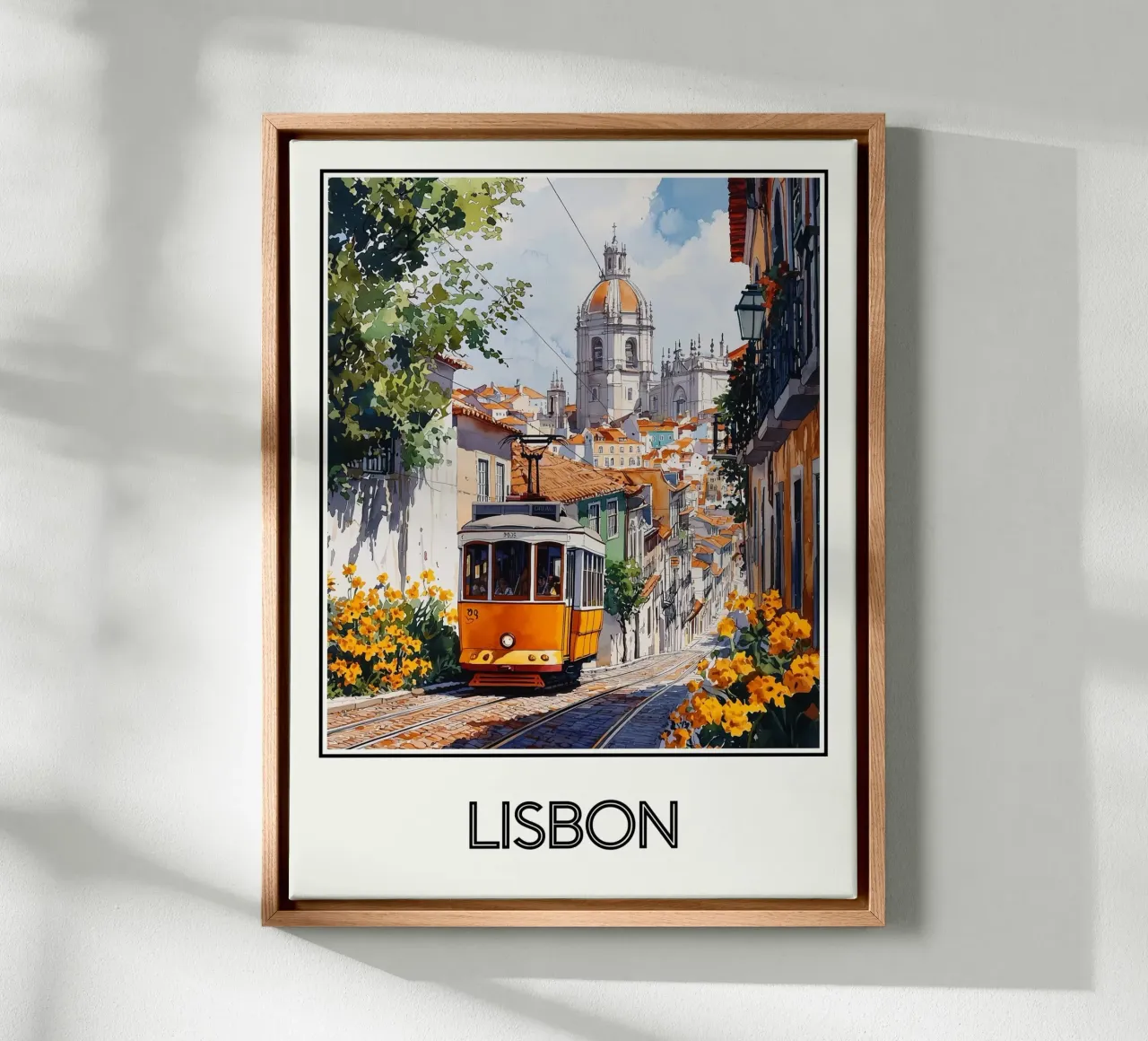 Lisbona tela da Frame the World