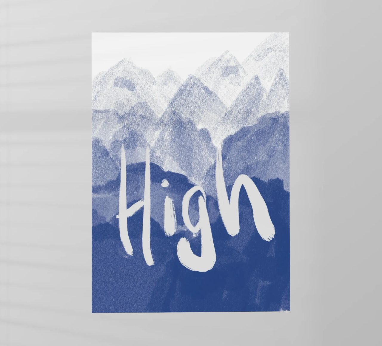 high in the mountains pellicola backlit da STOLZE GRAFIK