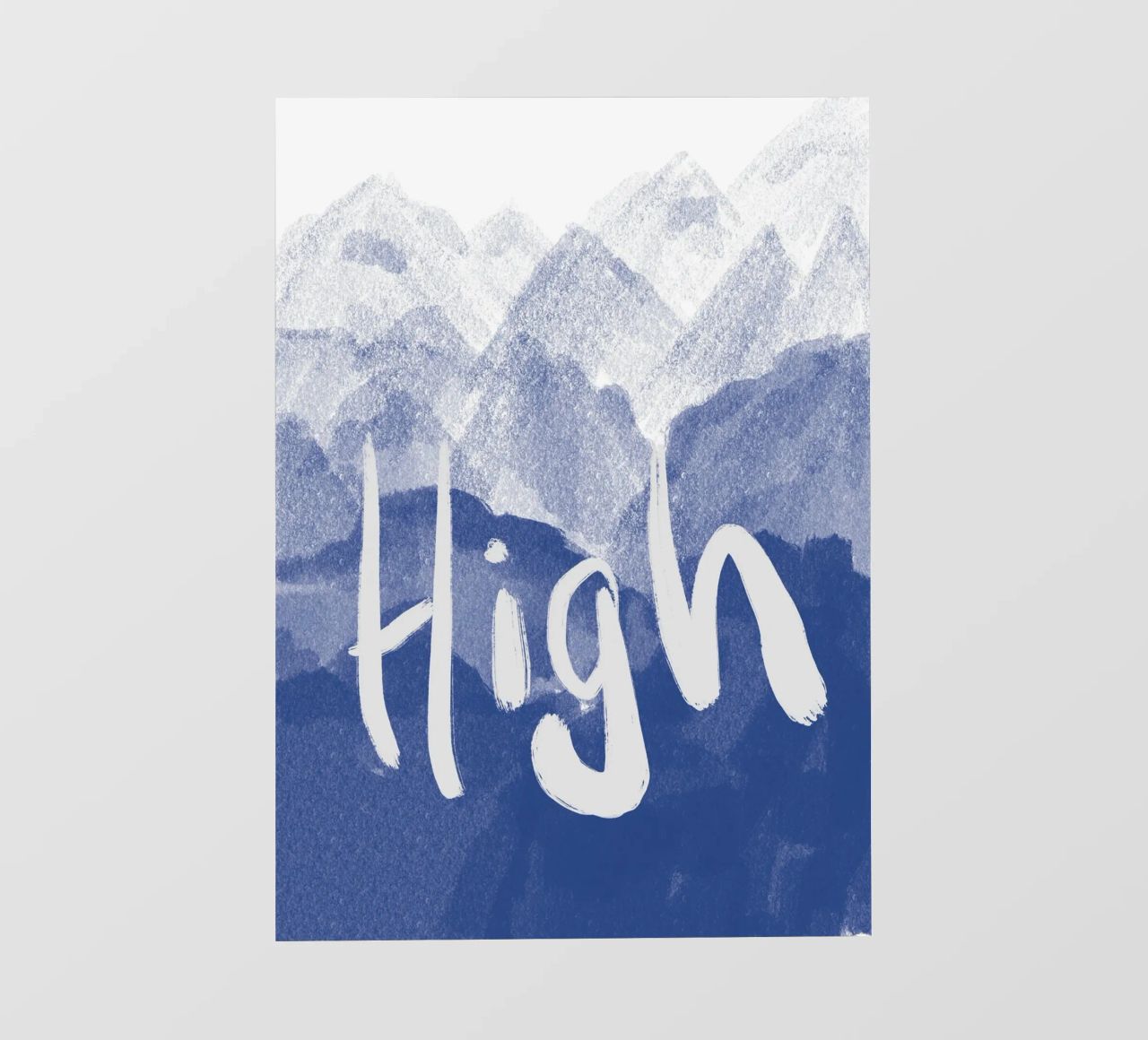 high in the mountains pellicola backlit da STOLZE GRAFIK