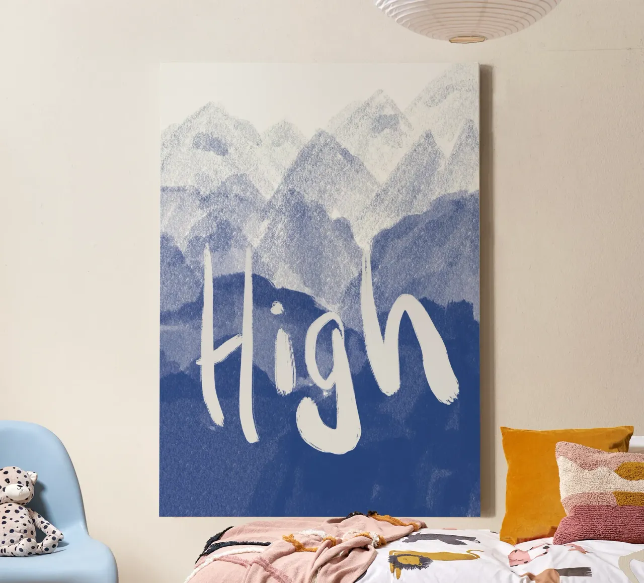 high in the mountains tela con Cornice a cassetta da STOLZE GRAFIK