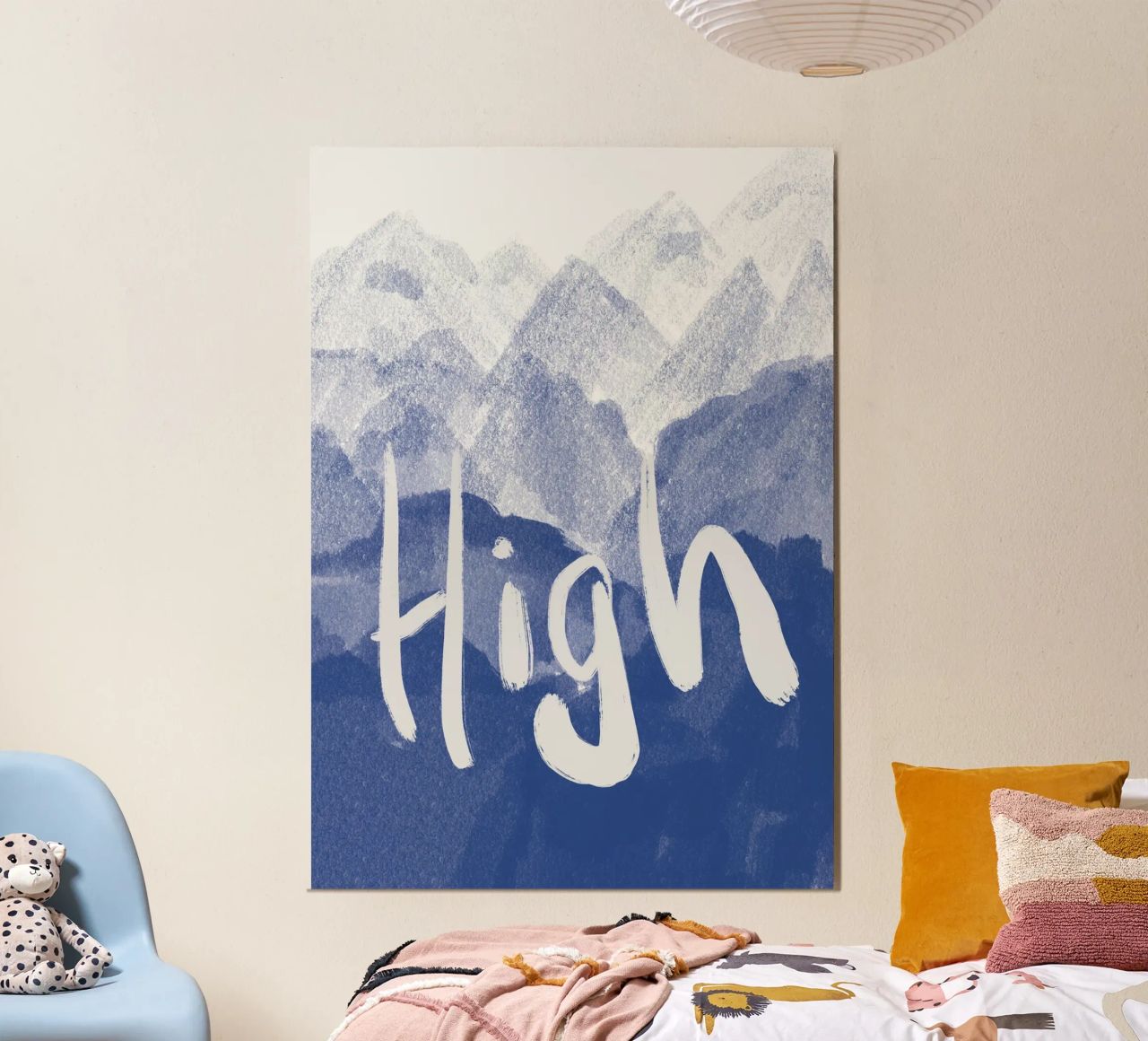 high in the mountains Poster von STOLZE GRAFIK