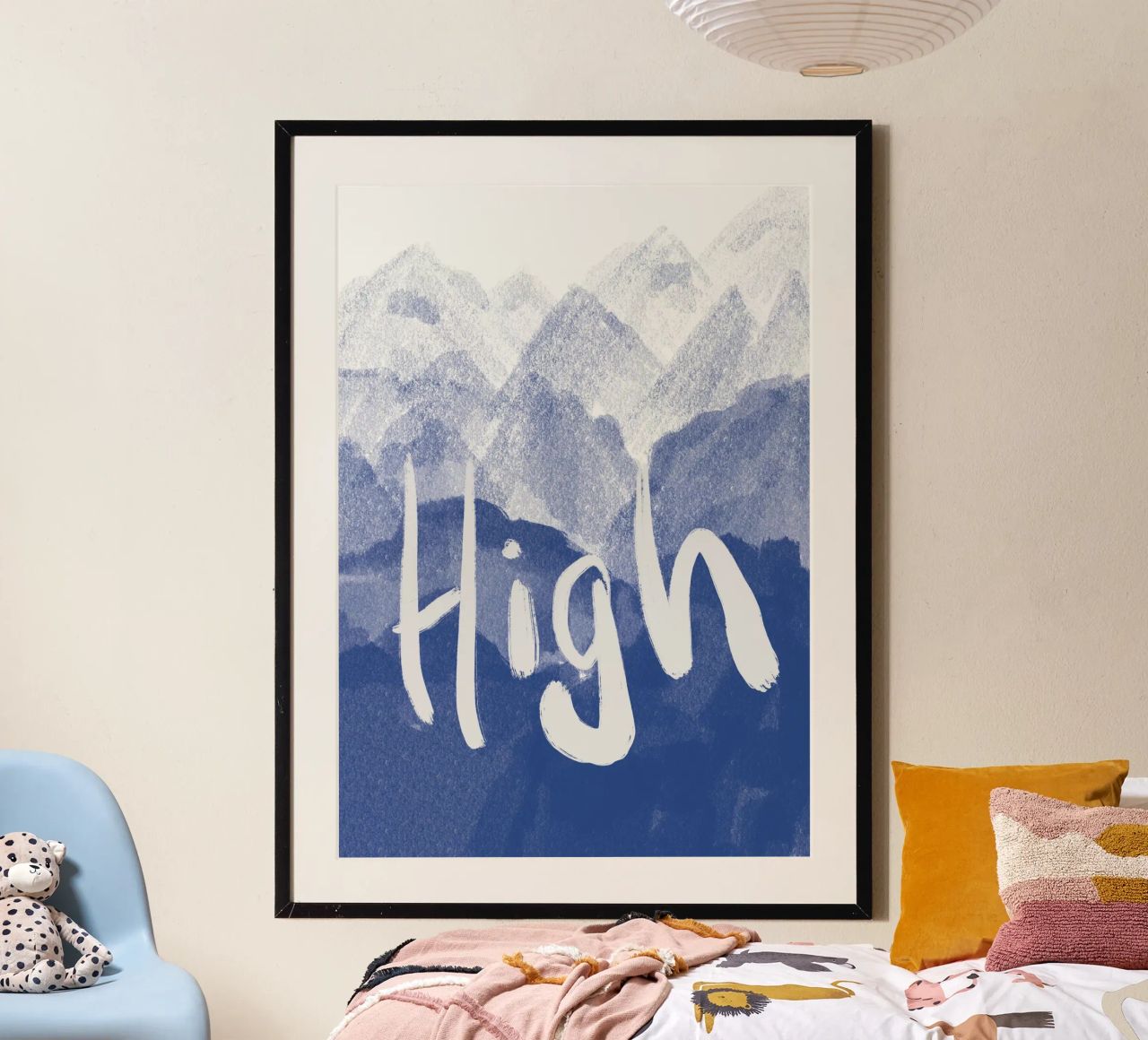 high in the mountains Poster von STOLZE GRAFIK