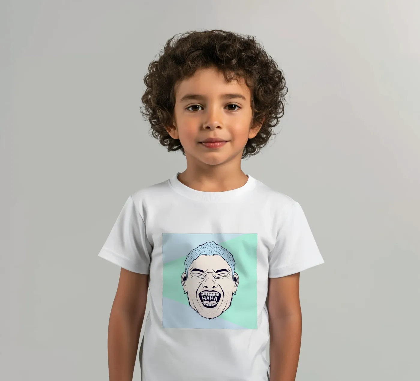 Haha t-shirt bambini da Ruei