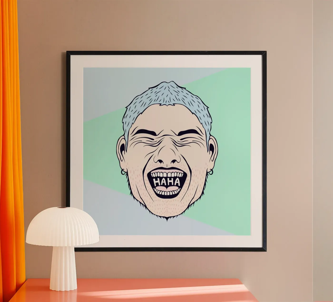 Haha poster van Ruei