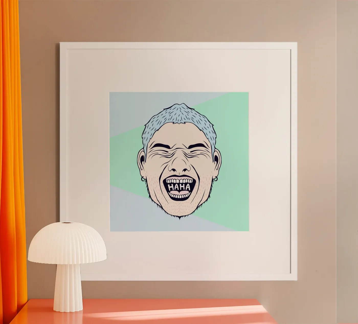 Haha poster van Ruei