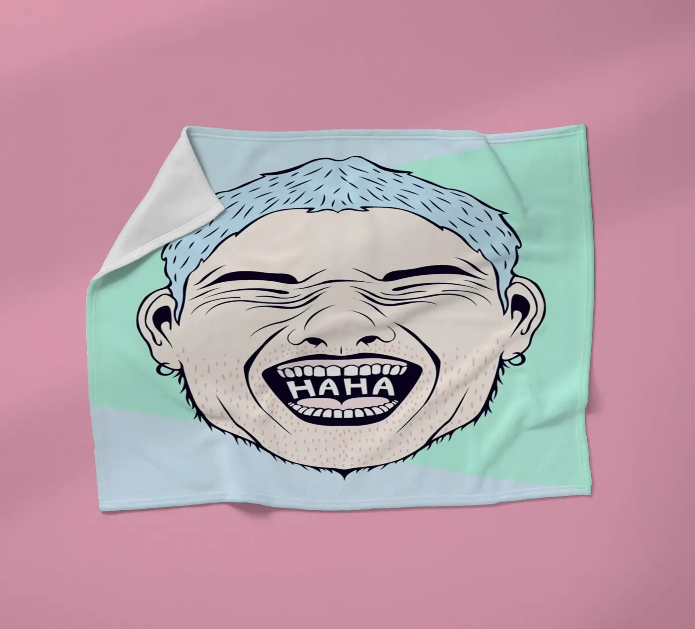 Haha Fleecedecke von Ruei