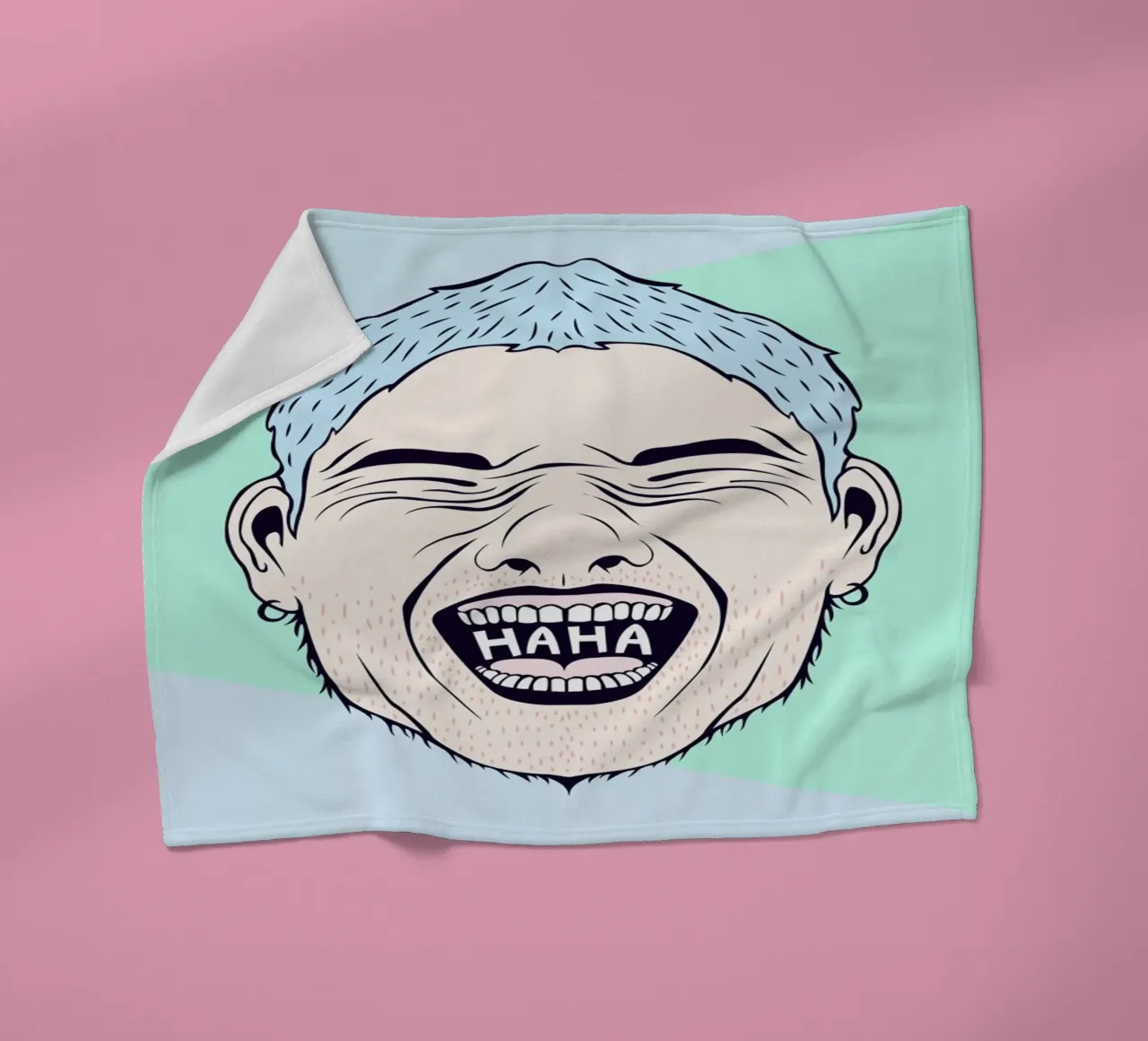 Haha Fleecedecke von Ruei