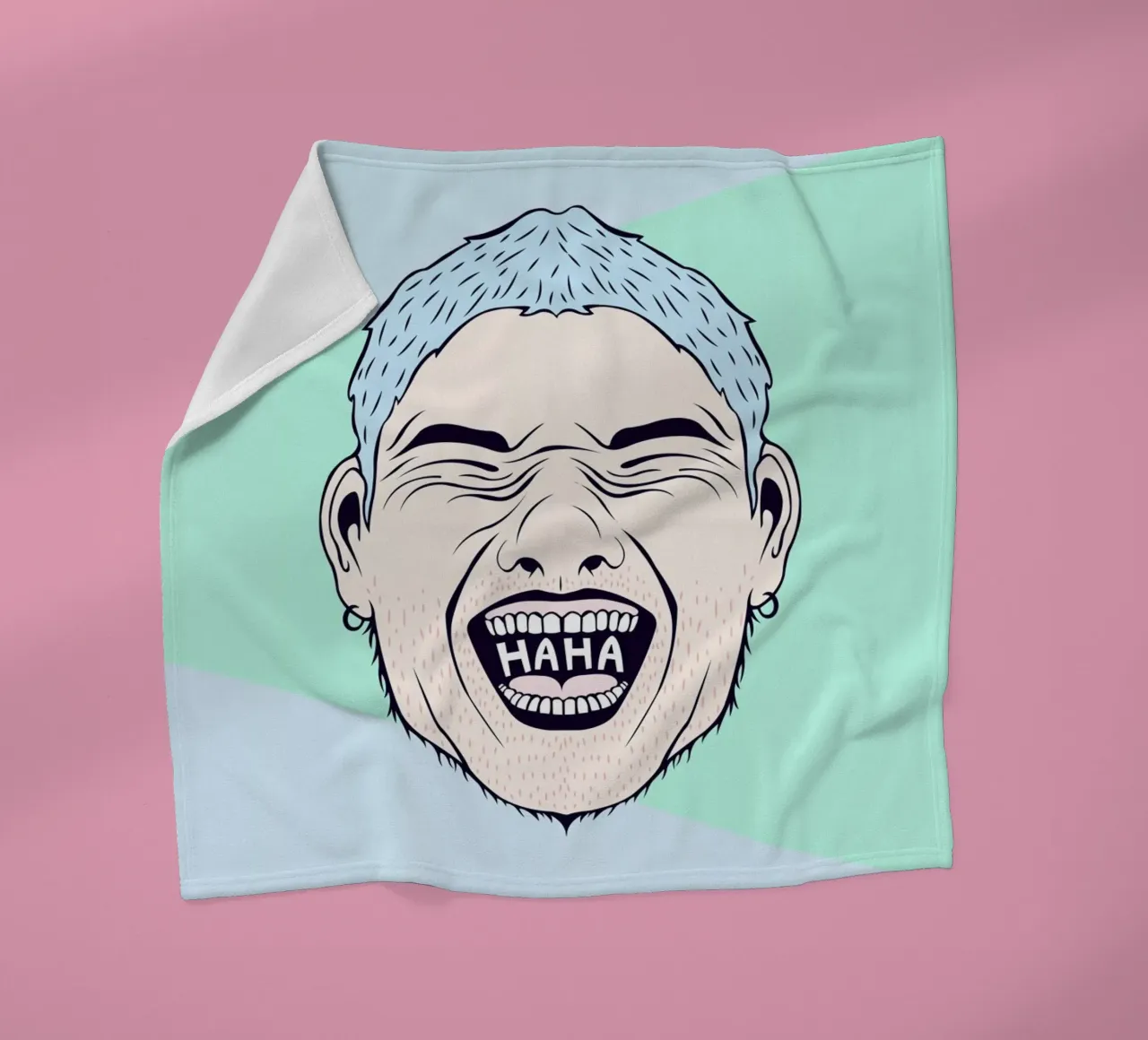 Haha Fleecedecke von Ruei