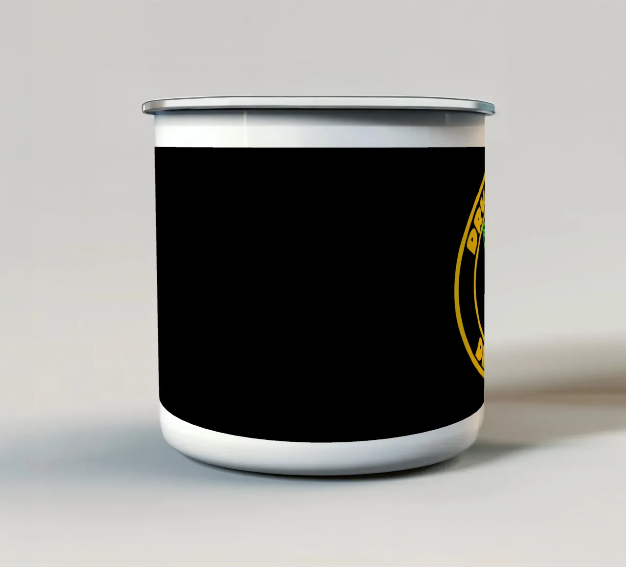 Gennaio secco Secco tazza in smalto da sillyindustries