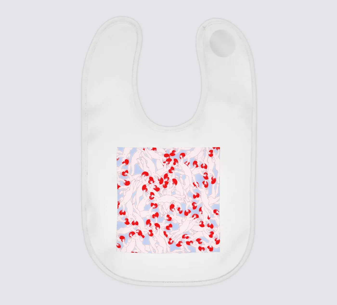 Mind Control baby bib by Ruei