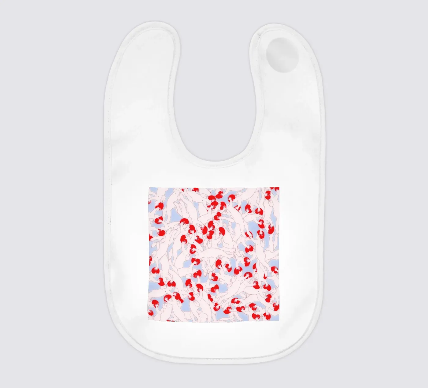 Mind Control baby bib by Ruei