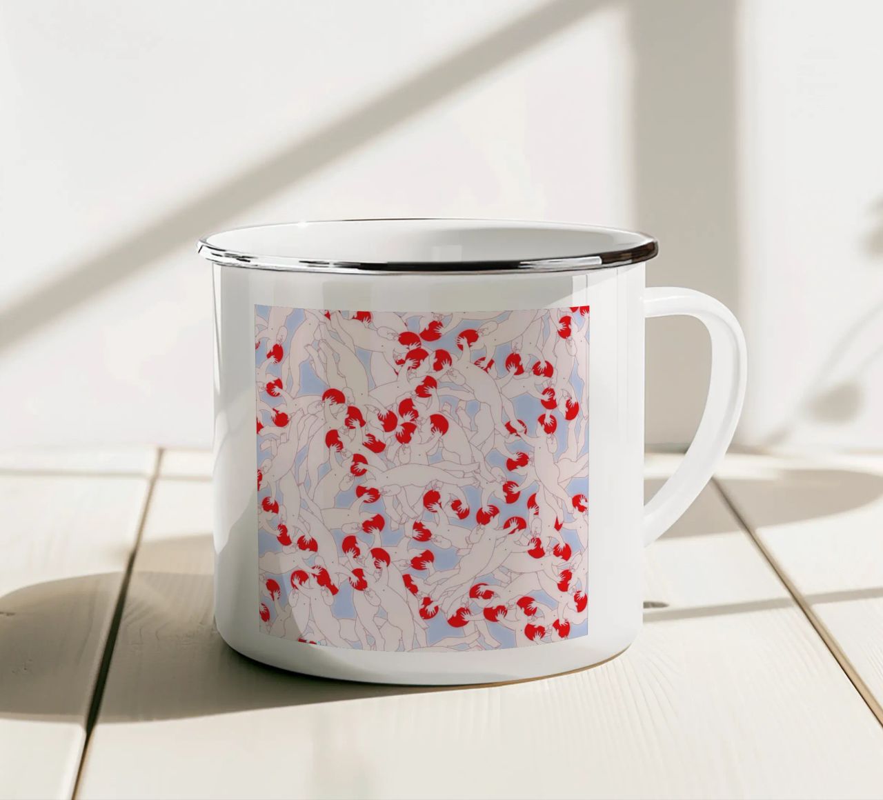 Mind Control tazza in smalto da Ruei