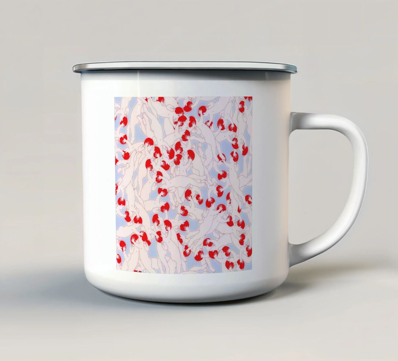Mind Control tazza in smalto da Ruei