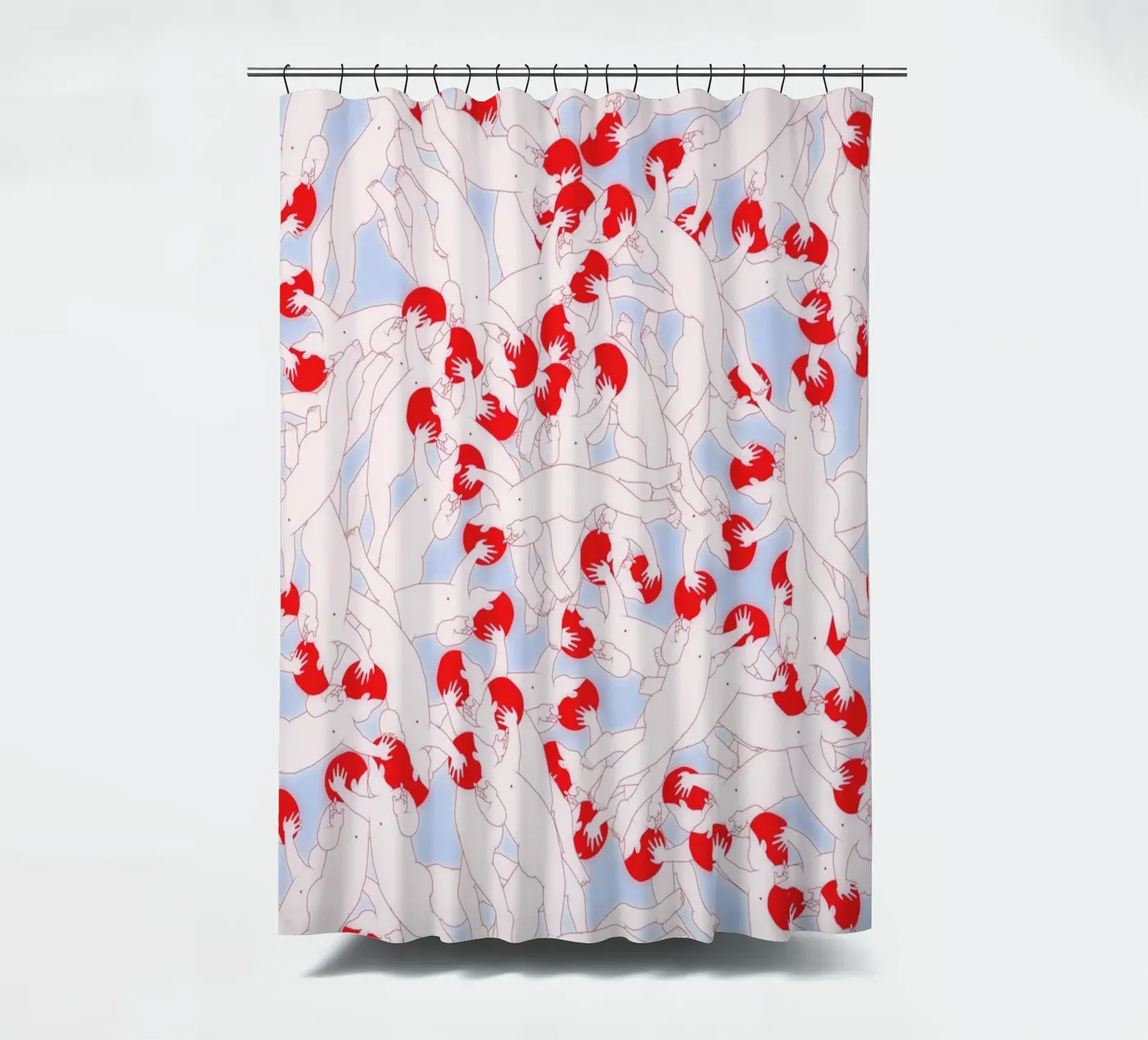 Mind Control Duschvorhang von Ruei