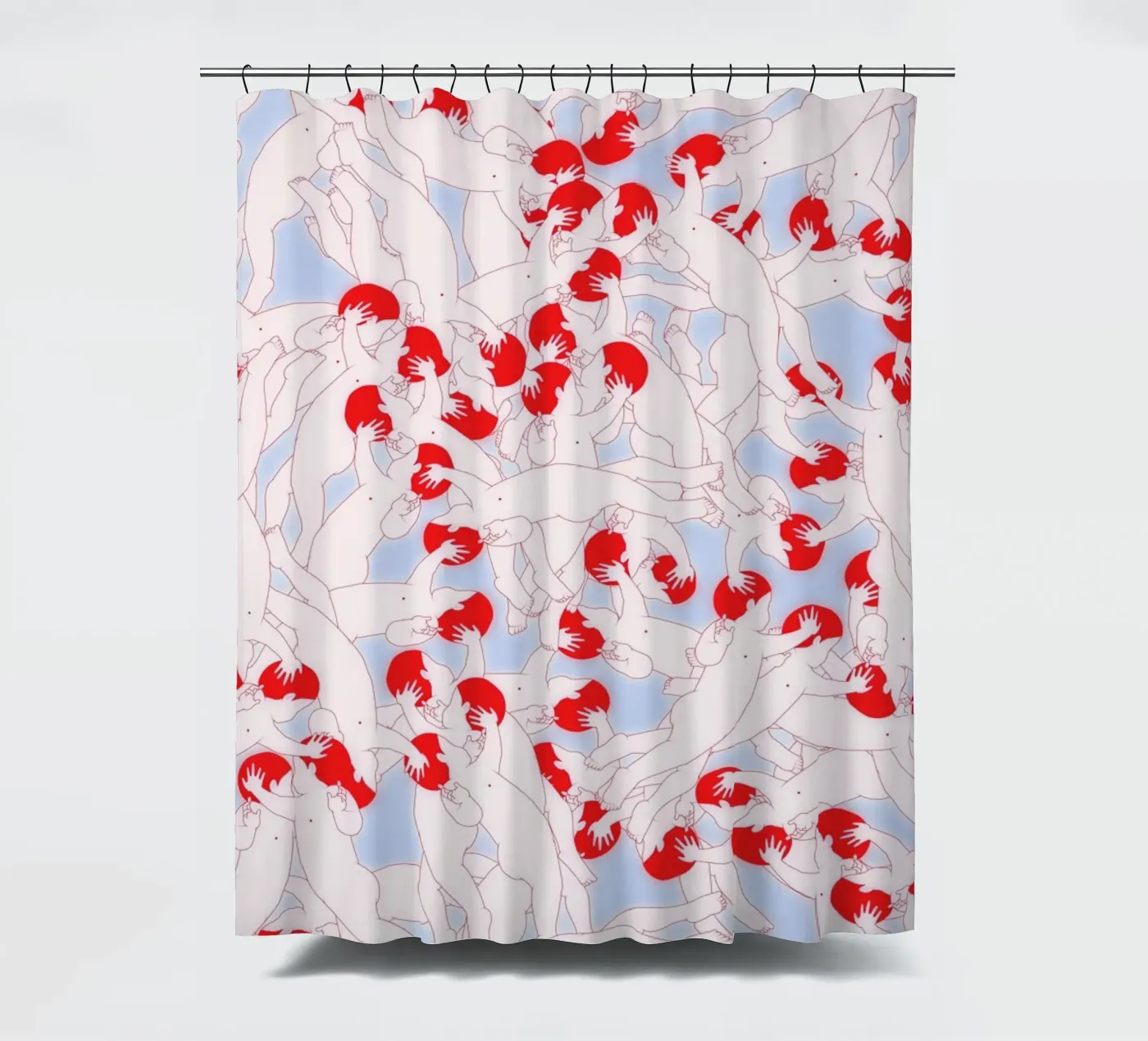 Mind Control Duschvorhang von Ruei