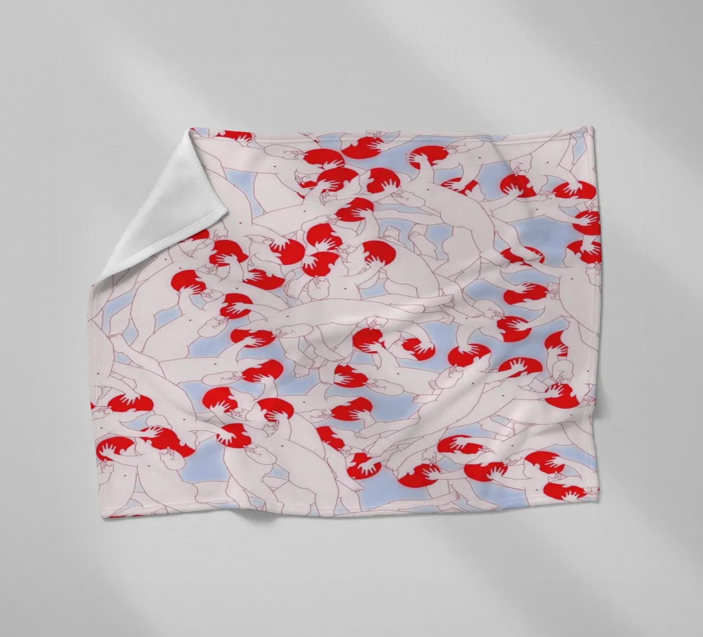 Mind Control plaid polaire de Ruei