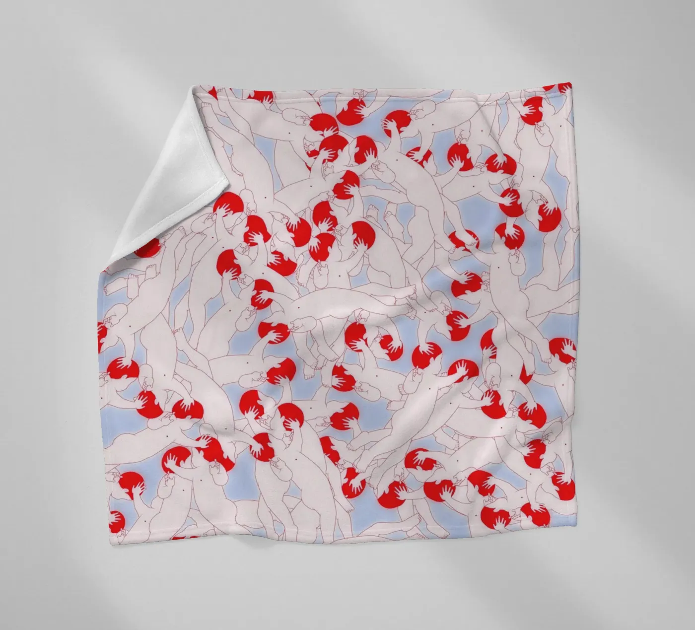 Mind Control plaid polaire de Ruei