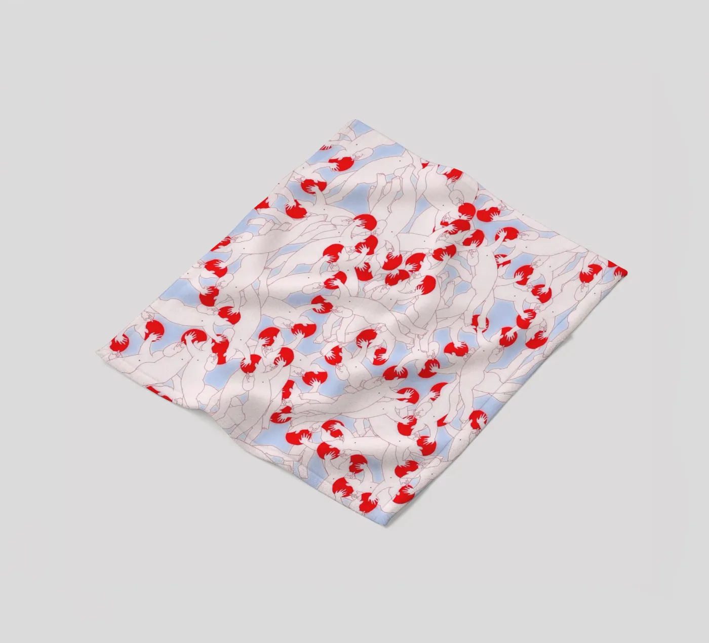 Mind Control plaid polaire de Ruei