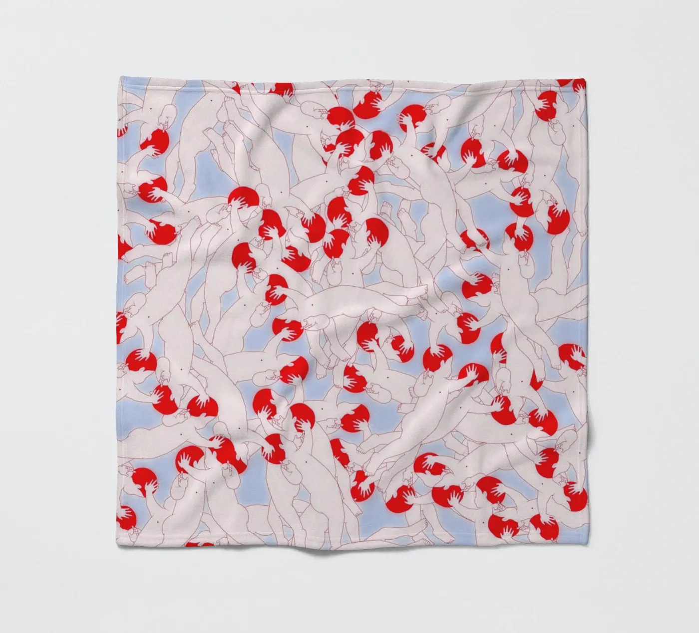 Mind Control plaid polaire de Ruei