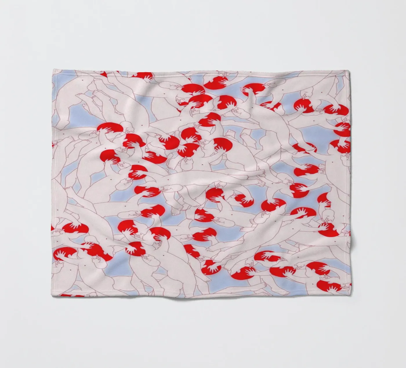 Mind Control plaid polaire de Ruei