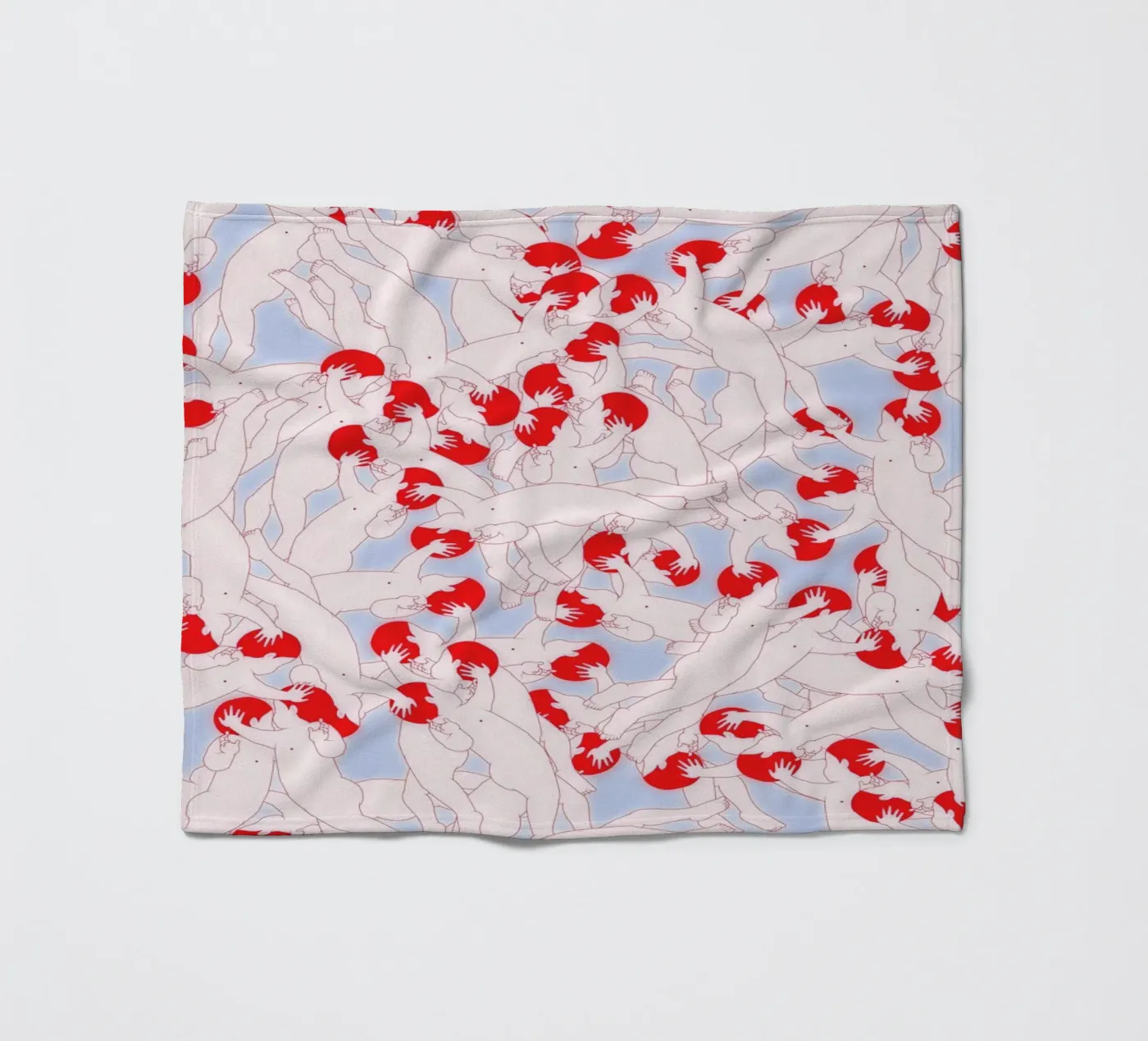 Mind Control plaid polaire de Ruei