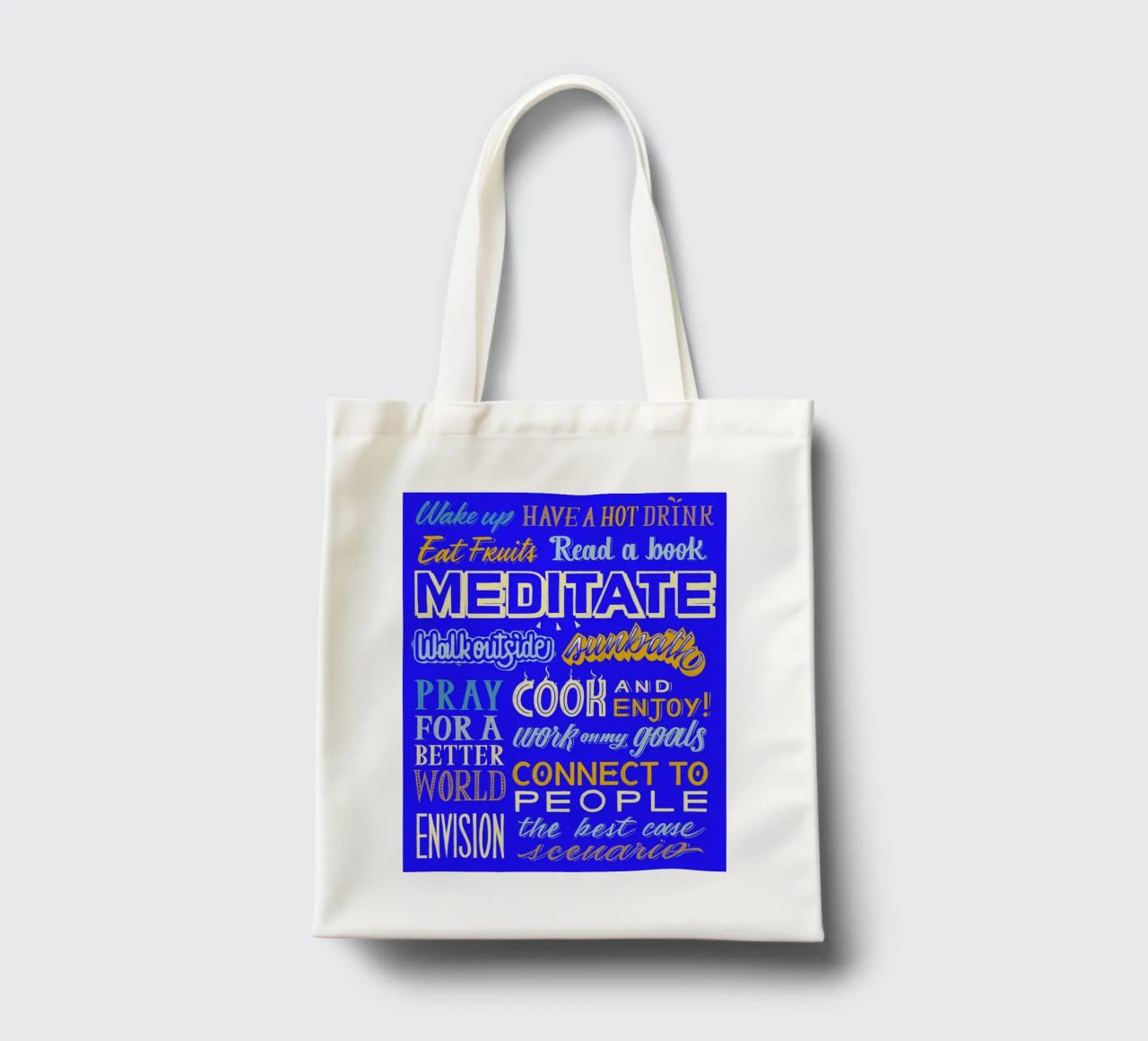 Daily routine borsa in juta da Glettering